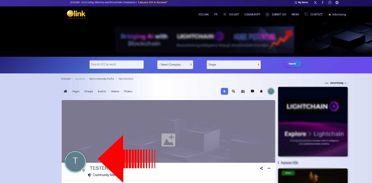 Edit the Social ICO Avatar