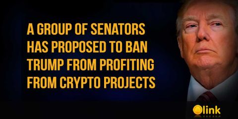 A group of senators has proposed to ban Trump from profiting from crypto projects